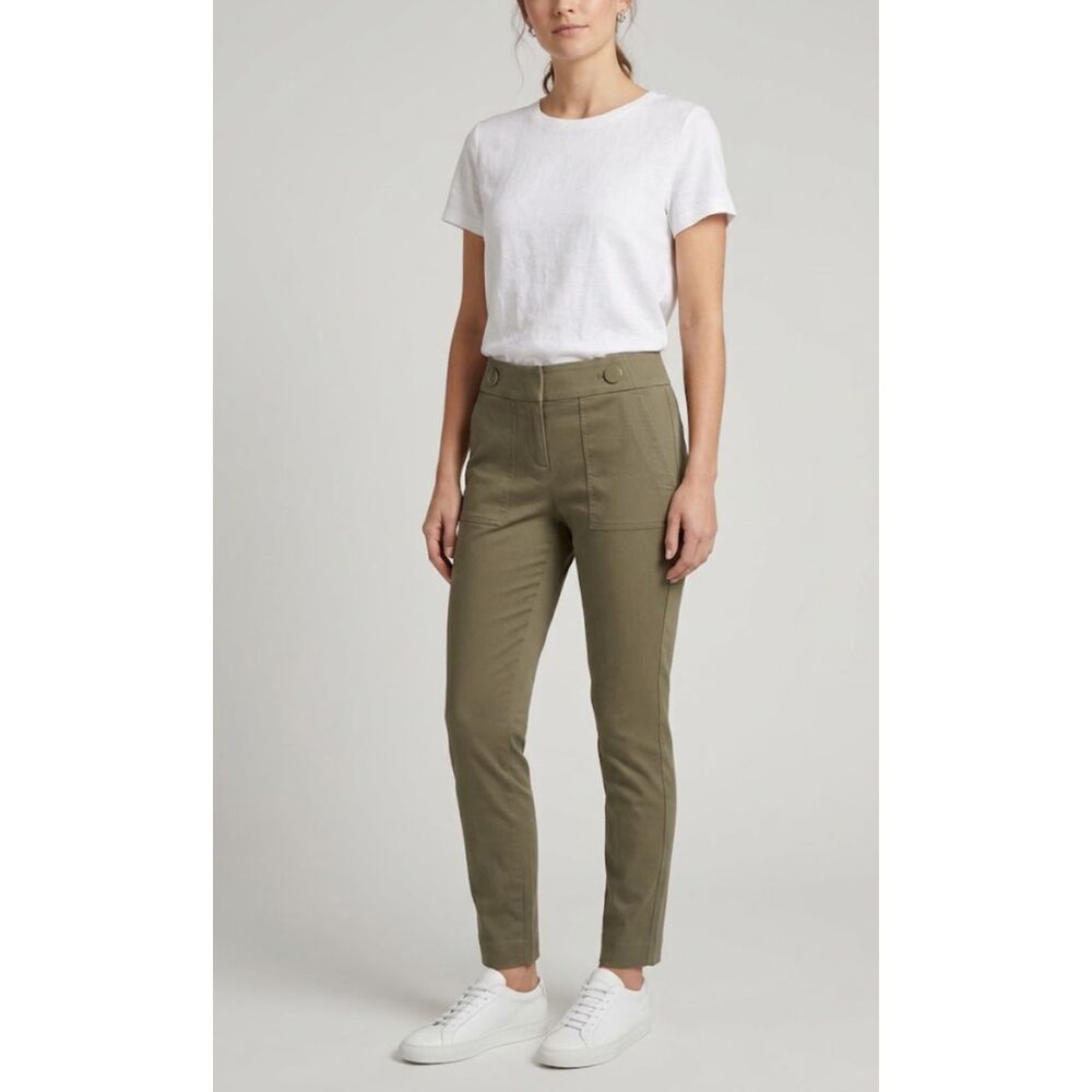 LOFT Marisa Skinny Pants Green Women's Size 00 Petite